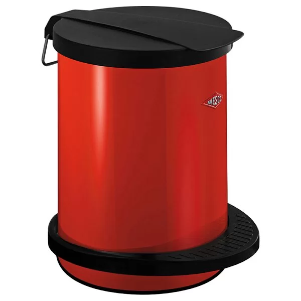 Мусорный бак с педалью Pedal bin 111 13 л, цвет красный, нержавеющая сталь, Wesco, Германия, 111212-02 - изобр. 7