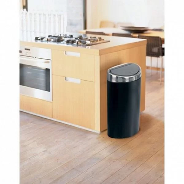 Мусорный бак TOUCH BIN 40 л цвет черный, материал нержавеющая сталь, Brabantia, 378768 - изобр. 10