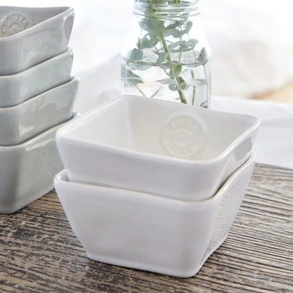 Чаша квадратная Nova 12 см, материал керамика, цвет белый, Costa Nova, Португалия, NON121-WHE(NON121-02203B) - изобр. 8