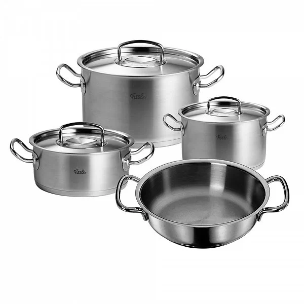 Кастрюля с крышкой из нержавеющей стали Original Pro 5.2 л диаметр 20 см, Fissler, Германия, 8411320 - изобр. 12