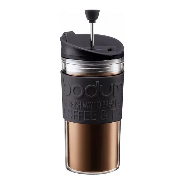Кружка дорожная с прессом Travel, 0,35 л, черный, Bodum,, 11102-01 - изобр. 7