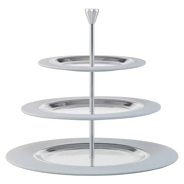 Этажерка для пирожных Cosmo Silber 36x32,4 см, хрусталь, цвет серебро, Eisch, Германия, 75251603 - изобр. 7