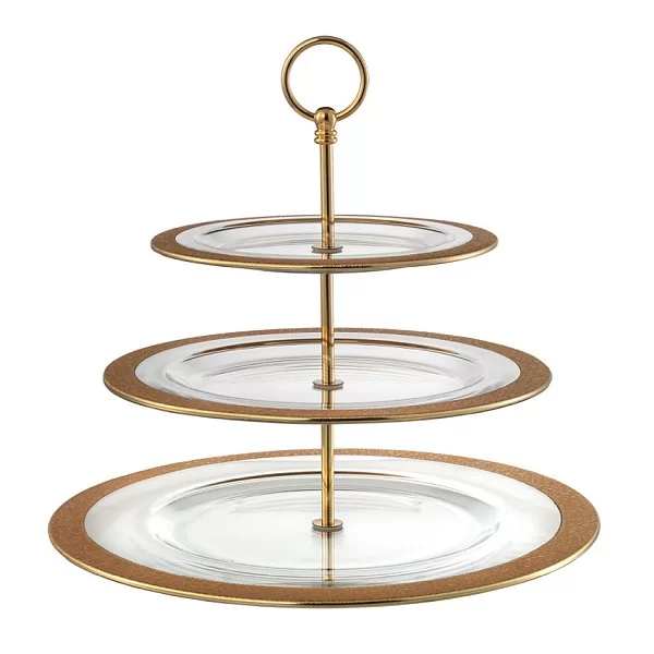 Этажерка для пирожных Gold Rush 36x32,4 см, хрусталь, цвет золото, Eisch, Германия, 74351603 - изобр. 7