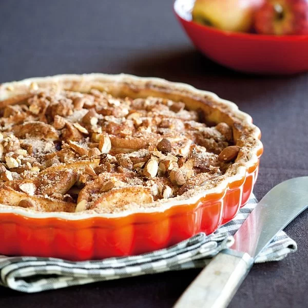 Форма для выпечки круглая 24 см с рифлеными бортами, материал каменная керамика, цвет оранжевый, Le Creuset, Франция, 91015924090100 - изобр. 9