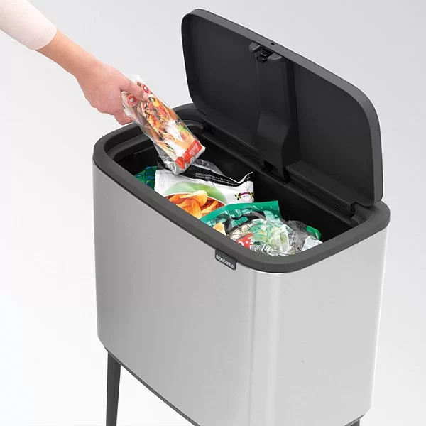 Мусорный бак Touch Bin Bo 36л, стальной матовый, Brabantia, 315848 - изобр. 12