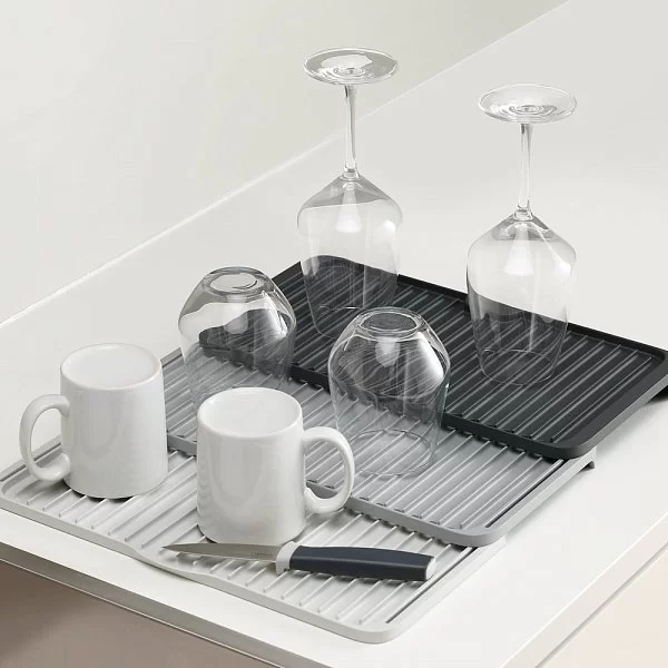 Коврик для сушки Tier раздвижной 36,2x19,9 см, материал пластик, цвет серый, Joseph Joseph, Великобритания, 85178 - изобр. 8
