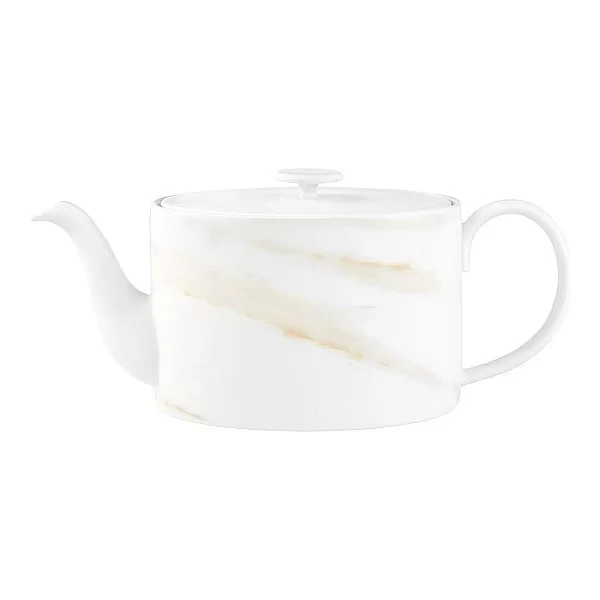 Чайник заварочный Vera Wang Venato Imperial 14,5x11,5x9,5 см, 1000 мл, фарфор, цвет белый, Wedgwood, Великобритания, 40024336 - изобр. 7