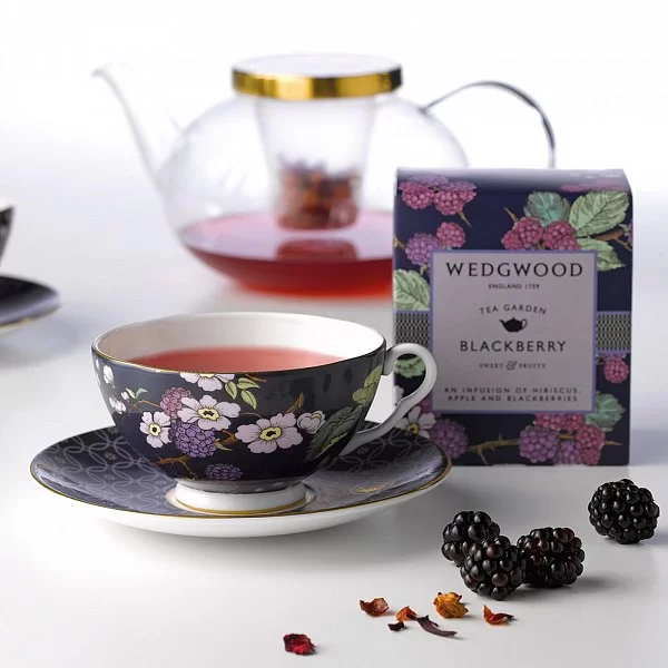 Чайная пара Tea Garden 170 мл, материал фарфор, цвет фиолетовый, Wedgwood, Великобритания, 40020298 - изобр. 12
