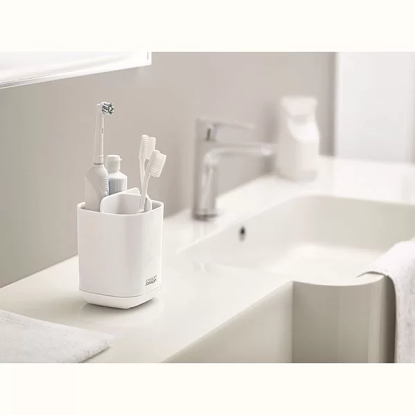 Органайзер для зубных щеток EasyStore, пластик, цвет белый, Joseph Joseph, Великобритания, 70542 - изобр. 8