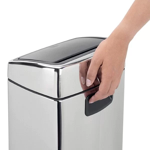 Мусорный бак Touch Bin 10л, полированная сталь, Brabantia, 477201 - изобр. 13