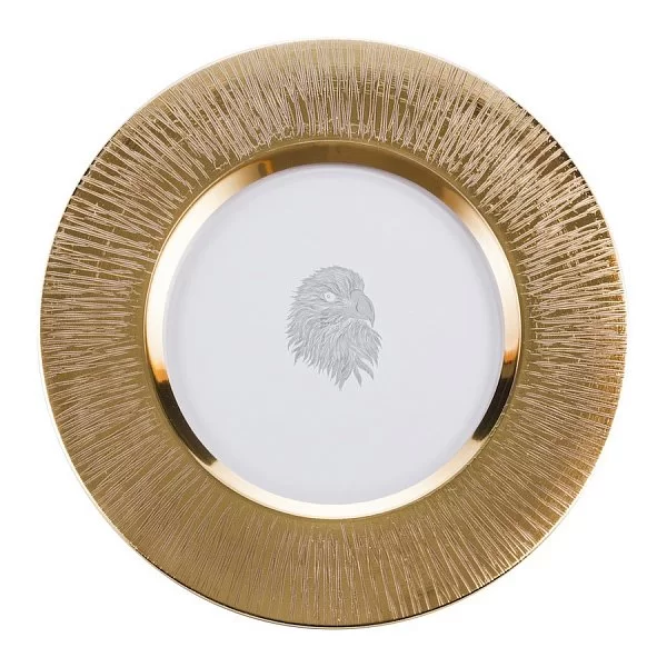 Тарелка обеденная Silas Gold 35 см хрусталь, цвет золото, Eisch, Германия, 76151635 - изобр. 7