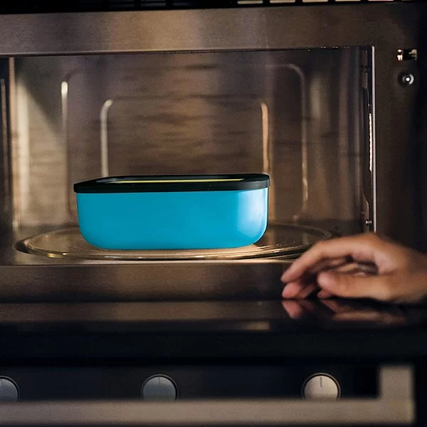 Ланч-бокс On the go объем 0,9 л, материал полипропилен, цвет желтый + синий, Guzzini, Италия, 171100165 - изобр. 8