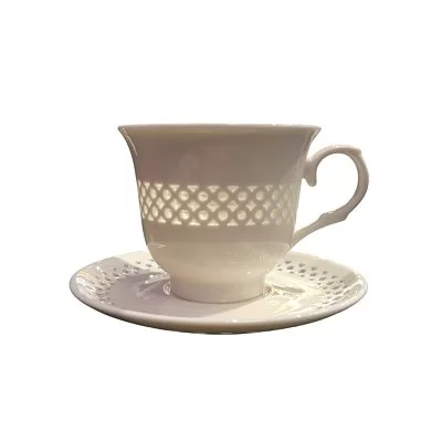 Блюдце чайное Intaglio 15,5 см, материал фарфор, цвет белый, Wedgwood, Великобритания, 5C104005109 - изобр. 28