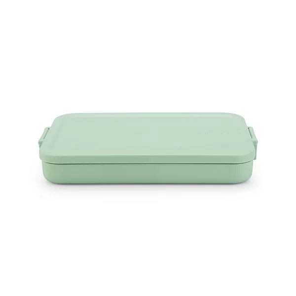 Ланчбокс Make & Take плоский 25х16,6х3,7 см, мятно-голубой, пластик, Brabantia, 202926 - изобр. 7