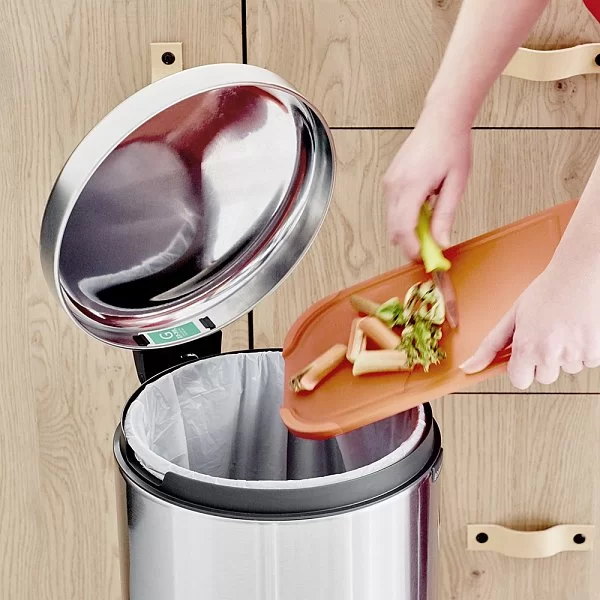 Мусорный бак с педалью NewIcon, 30л, белый, Brabantia, 111785 - изобр. 16