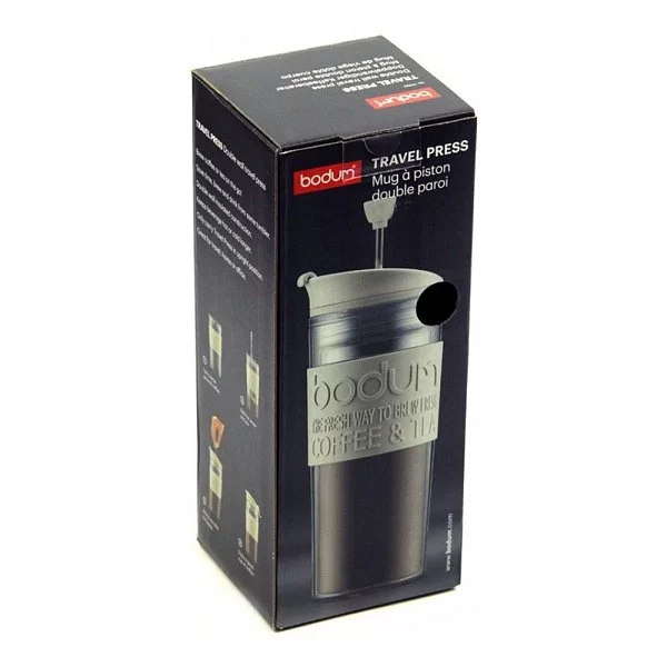 Кружка дорожная с прессом Travel, 0,35 л, белый, Bodum, 11102-913 - изобр. 10