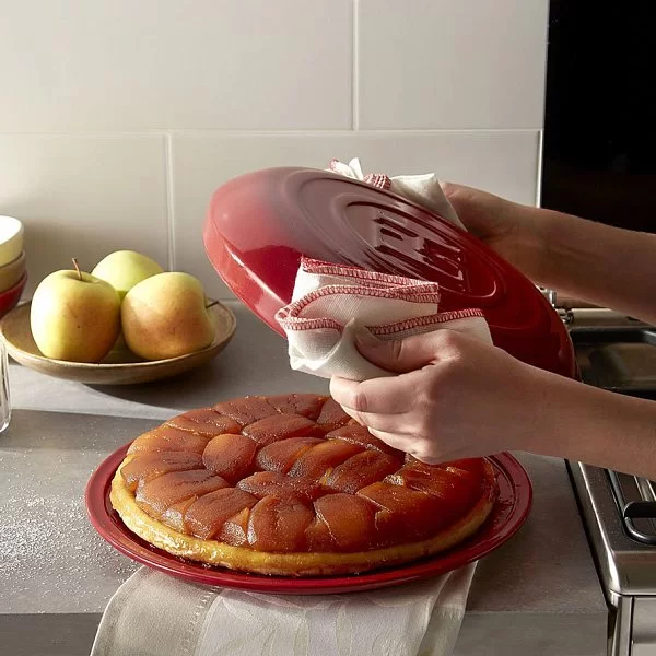 Набор для пирога &quot;тарт-татен&quot; 28см, 2 пр, гранат, Emile Henry, 343699 - изобр. 9