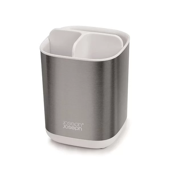 Органайзер для зубных щеток EasyStore Steel 9х12,5х9 см, пластик ABS, цвет металлик, Joseph Joseph, Великобритания, 70530 - изобр. 7