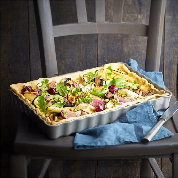 Форма керамическая для пирога 24х34 см,цвет кремовый, Emile Henry, Франция, 026038 - изобр. 8