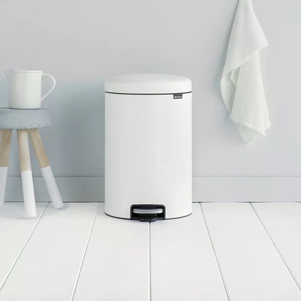 Мусорный бак с педалью NewIcon, 20л, минерально-белый, Brabantia, 114168 - изобр. 11