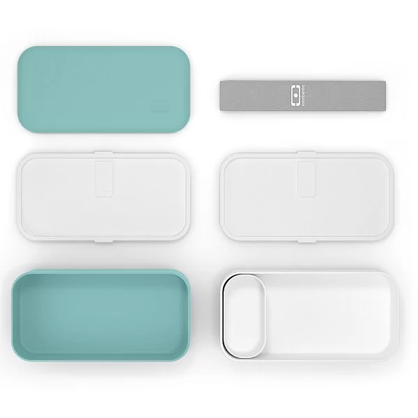 Ланч-бокс MB Original Green Lagoon, длина 18,5 см, цвет зеленый, пластик,Франция, Monbento, 11010025 - изобр. 9