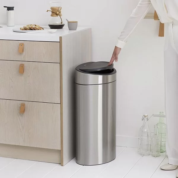 Мусорный бак 2 секции Touch Bin New, 10+23л, Brabantia, 112867 - изобр. 9