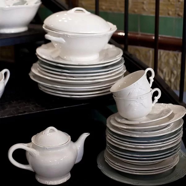 Молочник "Ракушка" 250 мл, цвет белый, материал фаянс, Gien, Франция, 1800CCRE14 - изобр. 9