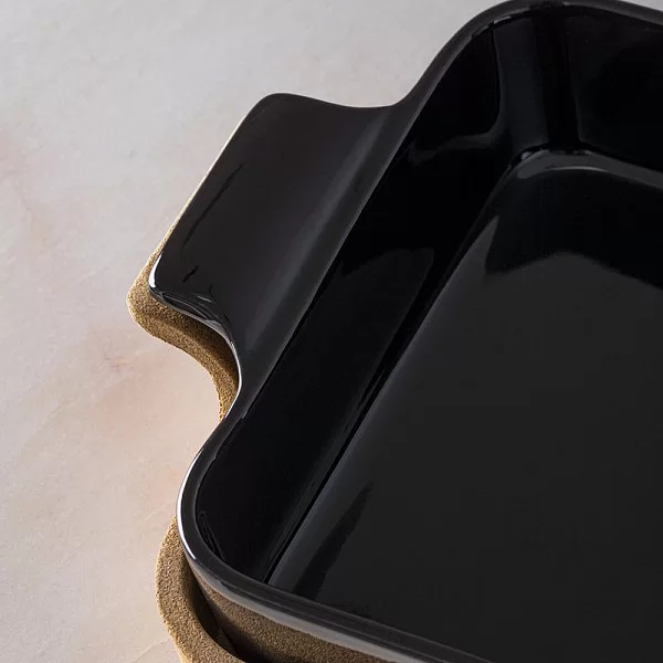 Блюдо на подставке Ensemble 2,5 л, материал керамика + пробка, цвет черный, Costa Nova, Португалия, DQ321902 - изобр. 8