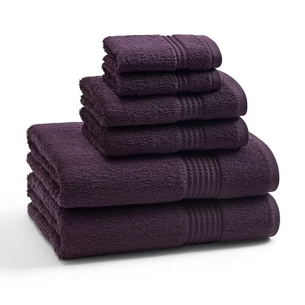 Полотенце для рук малое Long Twist Italian Plum 33х33см, Kassatex, LFO-172-ITP - изобр. 7