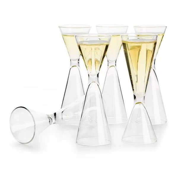 Набор из 6 рюмок для шнапса Nature, 20-40 мл, стекло + дерево, SagаForm, Швеция, 5017704 - изобр. 10