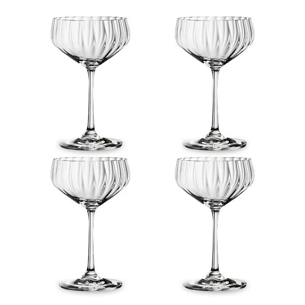 Набор из 4 бокалов-чаш для шампанского Lifestyle 310 мл, бессвинцовый хрусталь, Spiegelau, Германия, 4450178 - изобр. 7