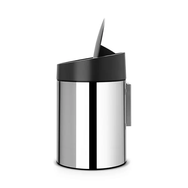 Мусорный бак настенный Slide Bin, 5л, полированная сталь, Brabantia, 397127 - изобр. 10