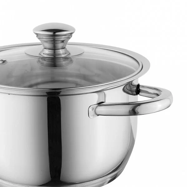 Набор кастрюль из нержавеющей стали Gourmet, 6 предметов, цвет стальной, Berghoff, Бельгия, 1100245A - изобр. 10