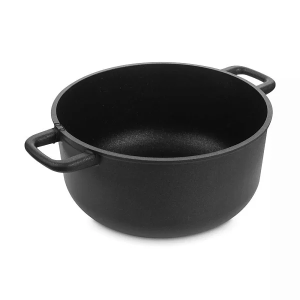 Кастрюля индукционная с антипригарным покрытием 24 см, объем 5,3 л, литой алюминий с алмазным порошком, Olympia, Италия, 415.24 - изобр. 7