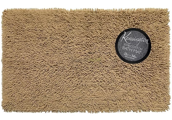 Коврик для ванной Kensington Linen 53x86 см, цвет бежевый, материал хлопок, Carnation Home Fashions, США, BM-M3L/44 - изобр. 7