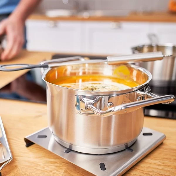 Кастрюля с крышкой 1,9 л, диаметр 16 см, нержавеющая сталь 18/10, Германия, 91941 Roesle - изобр. 10