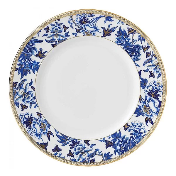 Тарелка сервировочная Hibiscus 27 см материал фарфор, цвет синий, Wedgwood, Великобритания, 40003894 - изобр. 7