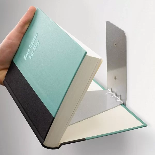 Полка книжная Conceal большая 18х14х18 см, материал сталь, Umbra, Канада, 330633-560 - изобр. 8
