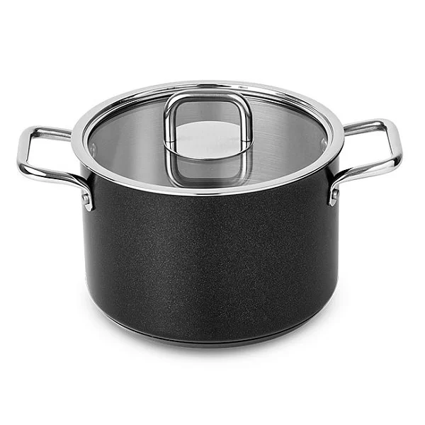 Кастрюля COMFORT GLASS BLACK 4 л, диаметр 20 см, нержавеющая сталь, Silampos, Португалия, 63212JWR6620100 - изобр. 7