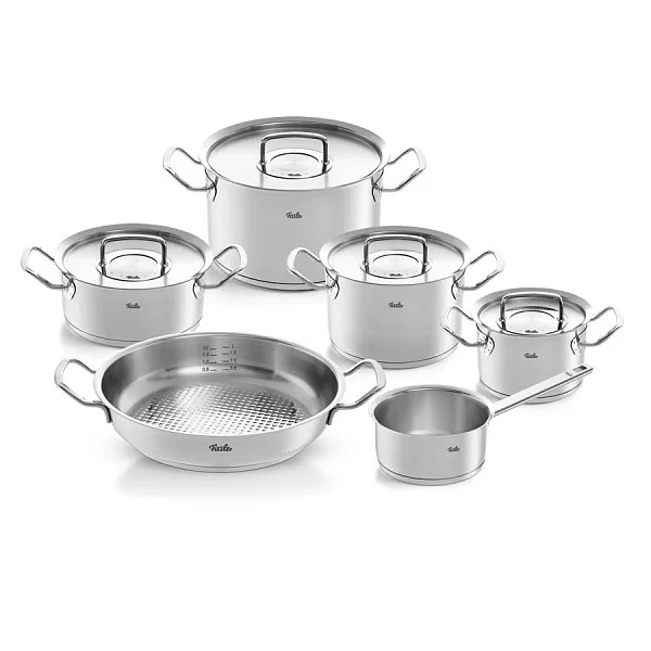 Набор посуды из 6-ти предметов Original Profi Collection, материал нержавеющая сталь, Fissler, Германия, 8438806001 - изобр. 7