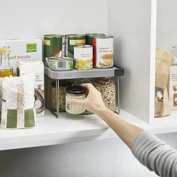 Полка CupboardStore раздвижная 25,5х21,5 см, материал полипропилен, цвет серый, Joseph Joseph, Великобритания, 85194 - изобр. 9