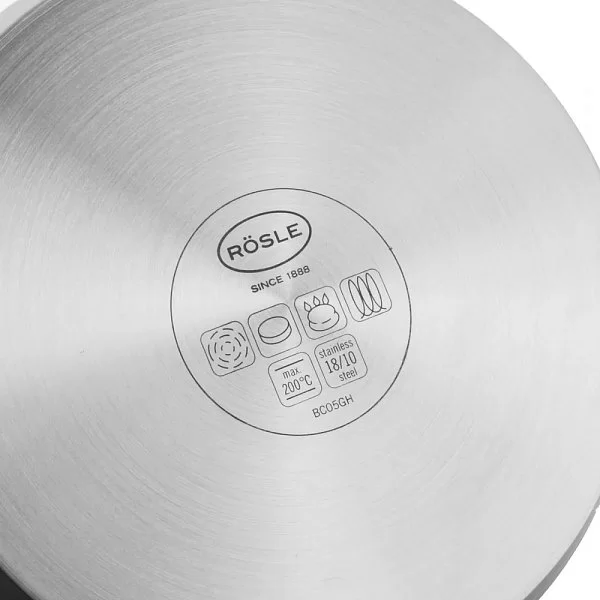 Набор посуды Silence PRO, 5 предметов, нержавеющая сталь, Roesle, Германия, 91966 - изобр. 18