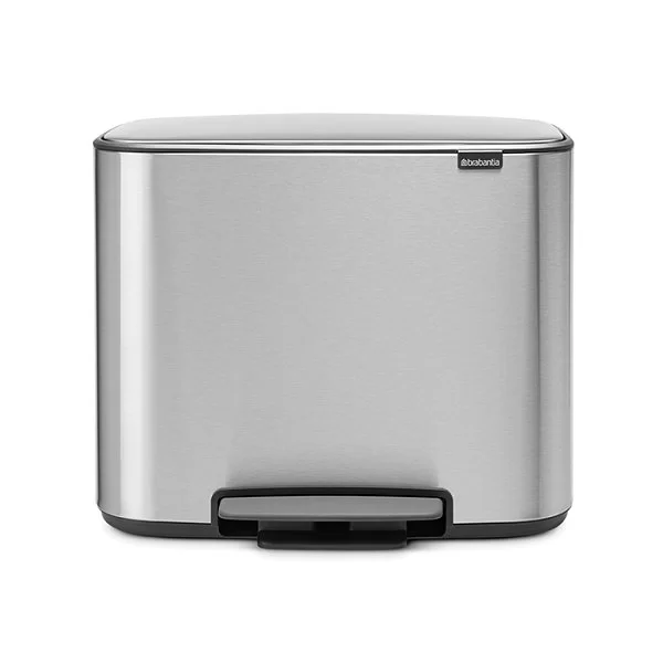 Мусорный бак 3 секции Pedal Bin Bo, 3x11л, стальной матовый, Brabantia, 121128 - изобр. 7