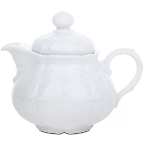 Чайник заварочный Salzburg Uni 330 мл, фарфор, цвет белый, Seltmann Weiden, Германия, 001.607901 - изобр. 7