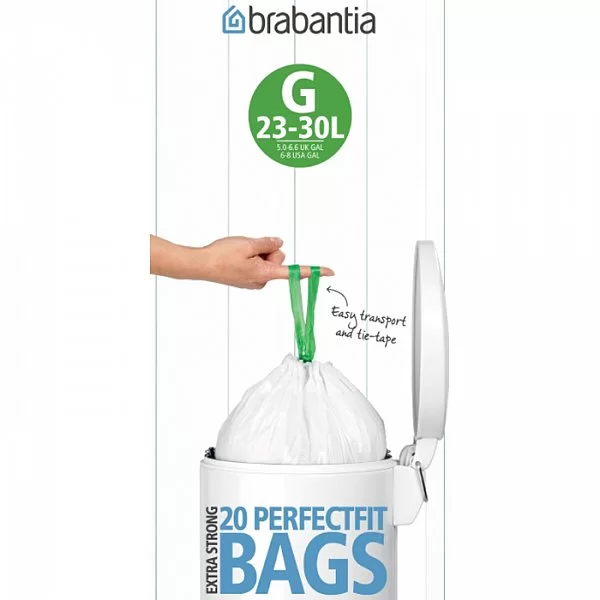Мешки для мусора PerfectFit, 23-30л, 20шт, Brabantia, 246265 - изобр. 9