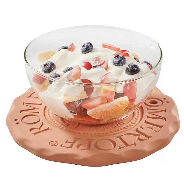 Термоподставка для охлаждения и подогрева посуды, диаметр 20 см, материал глина, цвет терракотовый, Roemertopf, Германия, 750 05 - изобр. 9