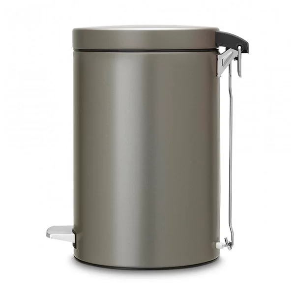 Ведро для мусора с педалью 12 л цвет платиновый, материал нержавеющая сталь, Brabantia, 288265 - изобр. 8