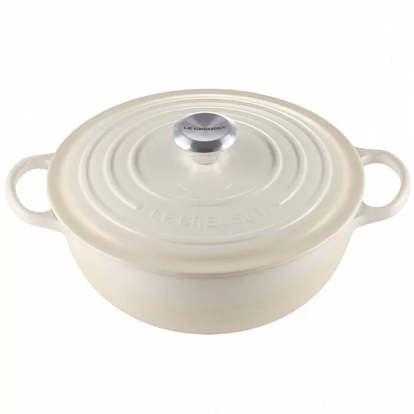 Казан со стальной ручкой 4 л, цвет меренга, чугун, Le Creuset, Франция, 21114267160430 - изобр. 7