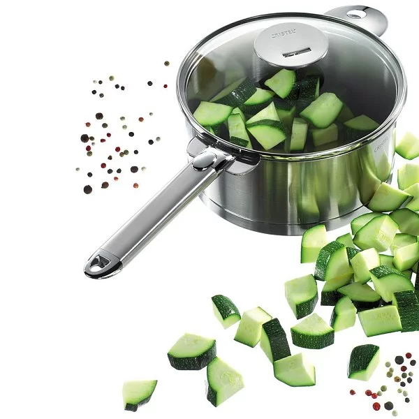 Кастрюля Strate 6,6 л, диаметр 26 см, матовая нержавеющая сталь 18/10, Cristel, Франция, C26QL - изобр. 13