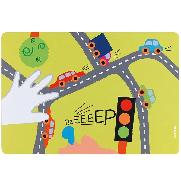 Коврик сервировочный детский On the Road 43,5х29,7 см, материал полипропилен, цвет зеленый, Guzzini, Италия, 22606752GR - изобр. 7